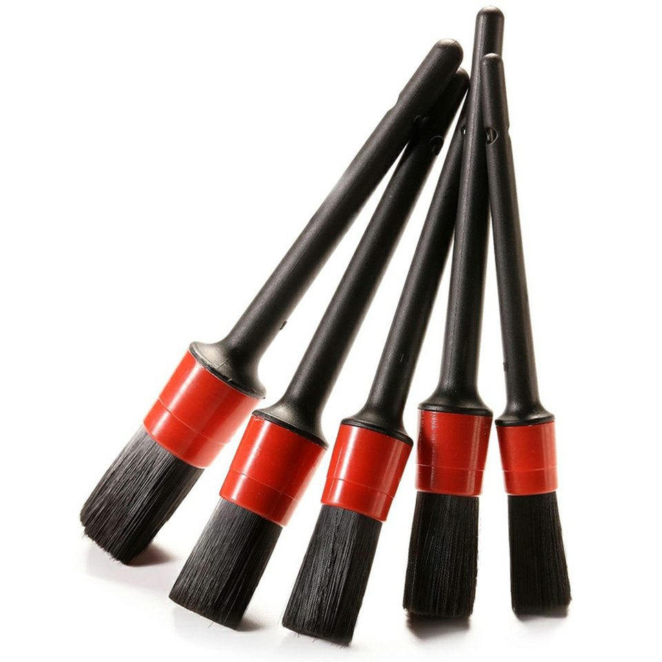 Car Detailing Brush - Soft Bristle Car Detailing Brush Set
