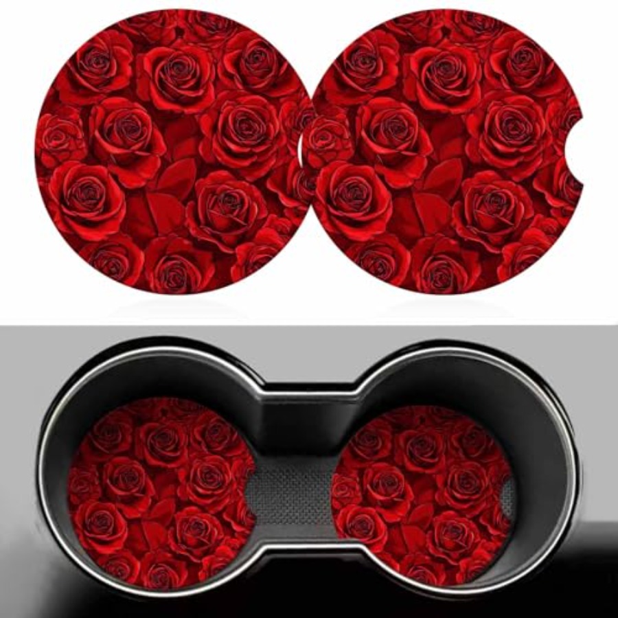 Car Accessories Cork - 2 Pack Car Cup Holder Coaster