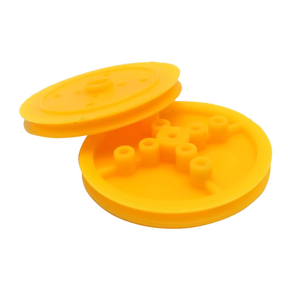 D.A.D Car Accessories - 10 pcs 2mm Hole Orange plastic