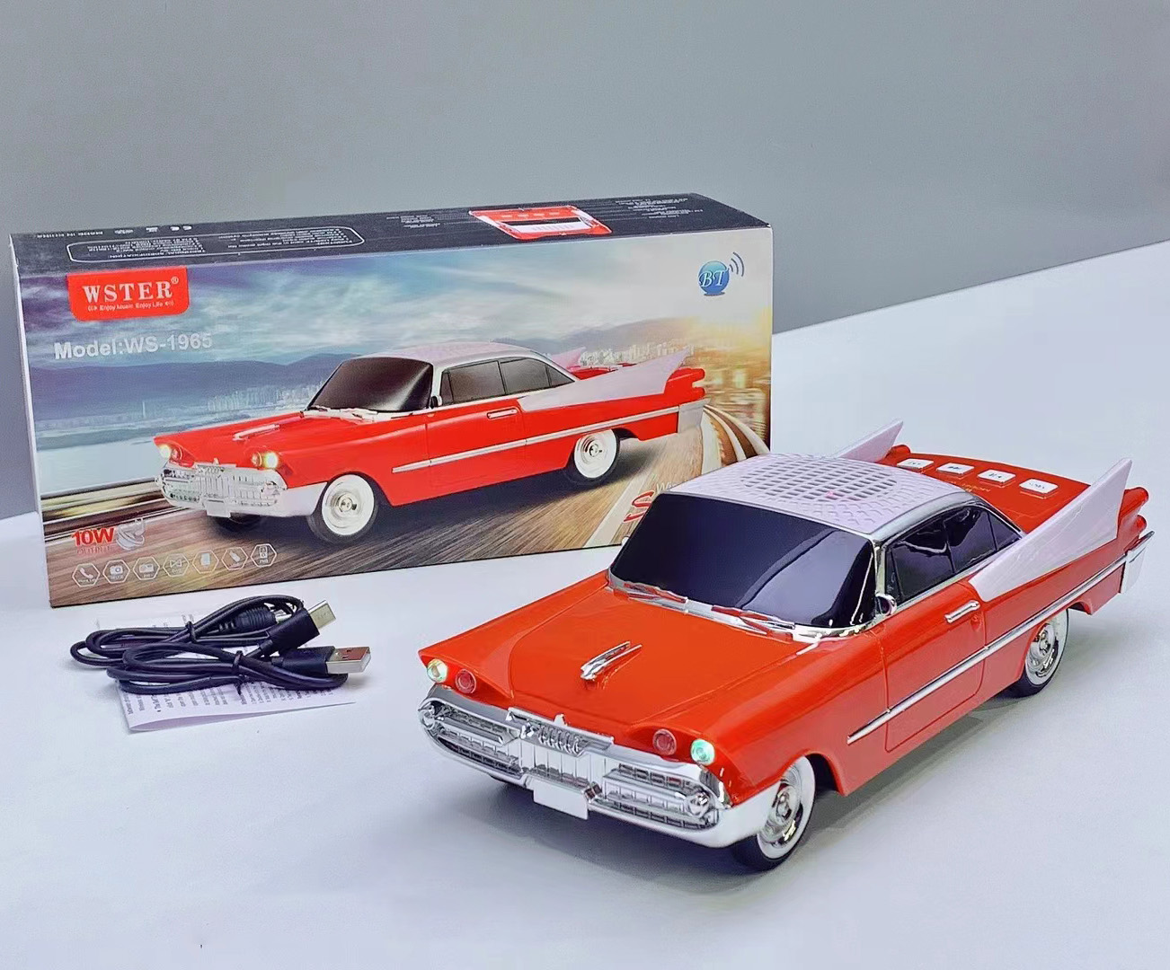 WS-1965 Classic Car Shaped Blu - огляд і ціна Car Accessories Amazon