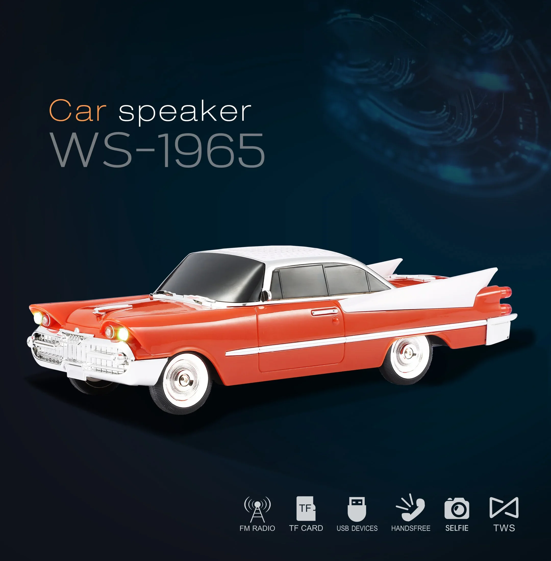 WS-1965 Classic Car Shaped Blu - огляд і ціна Car Accessories Amazon