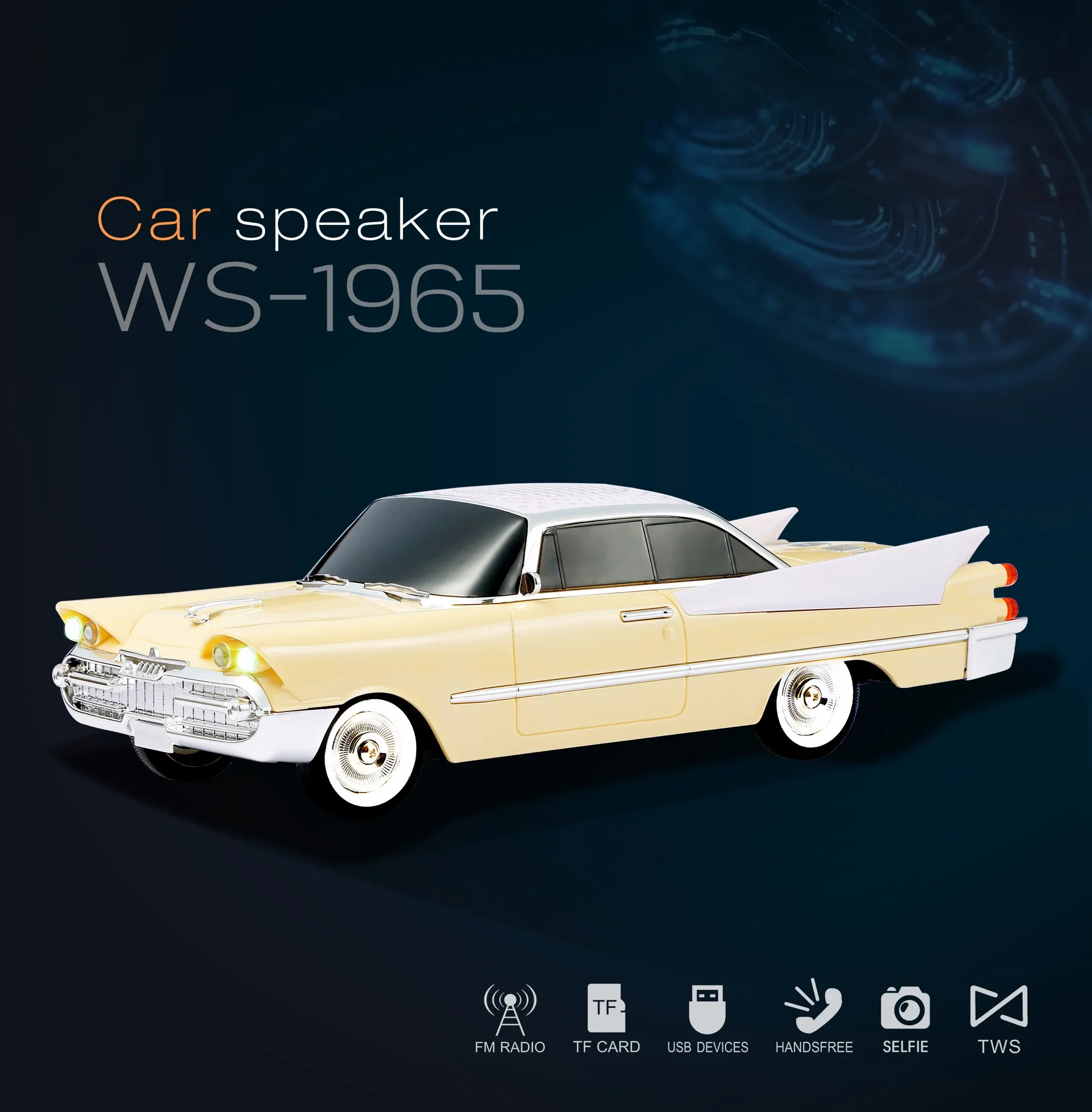 WS-1965 Classic Car Shaped Blu - огляд і ціна Car Accessories Amazon