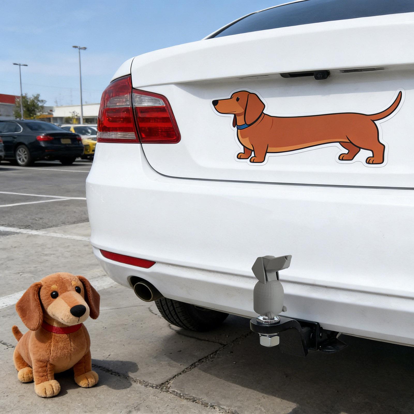 Trailer Hitch Covers Dachshund - огляд і ціна Car Accessories For Road Trip