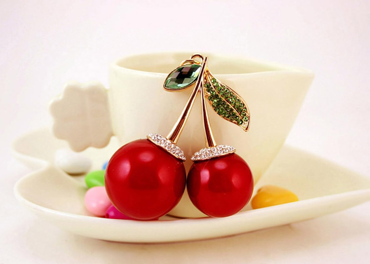 One Pack Cute Cherry Fruit Rhi - огляд і ціна Car Accessories Girl