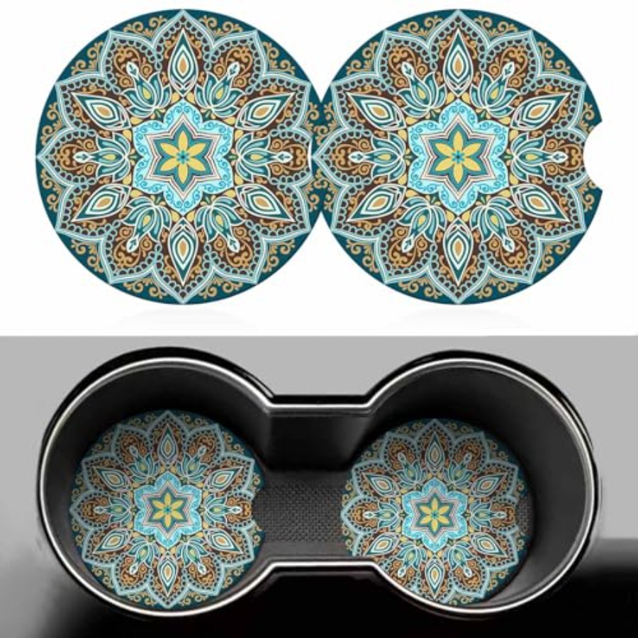 2 Pack Car Cup Holder Coaster  - огляд і ціна Car Accessories Cork
