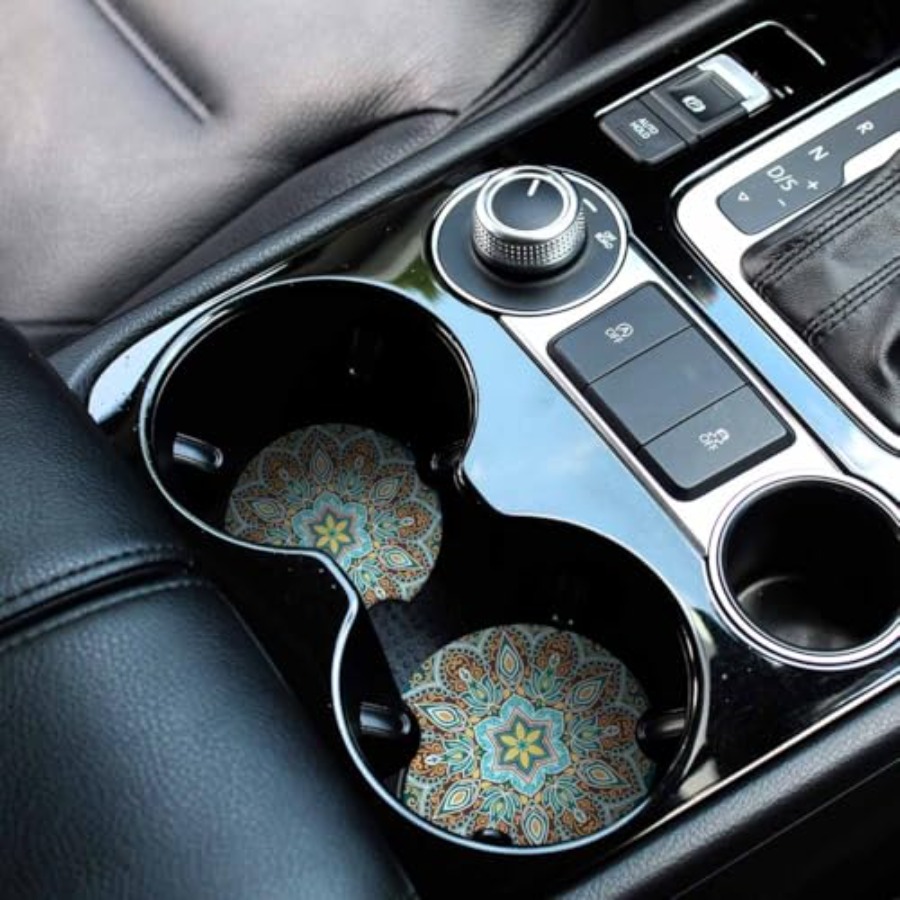 2 Pack Car Cup Holder Coaster  - огляд і ціна Car Accessories Cork