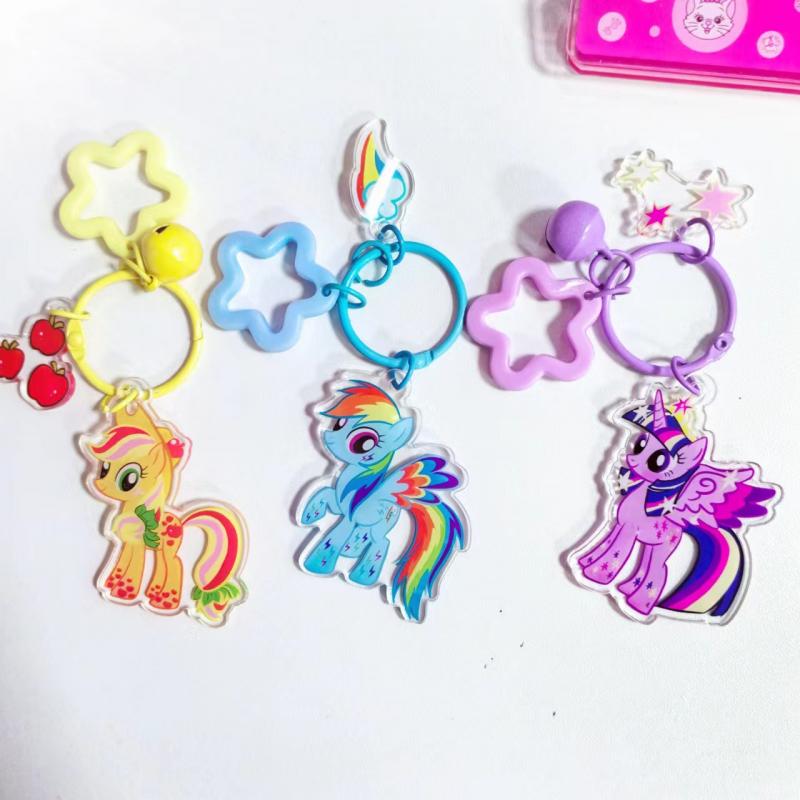 Anime Kawaii Unicorn Keychain  - огляд і ціна Car Accessories Girl