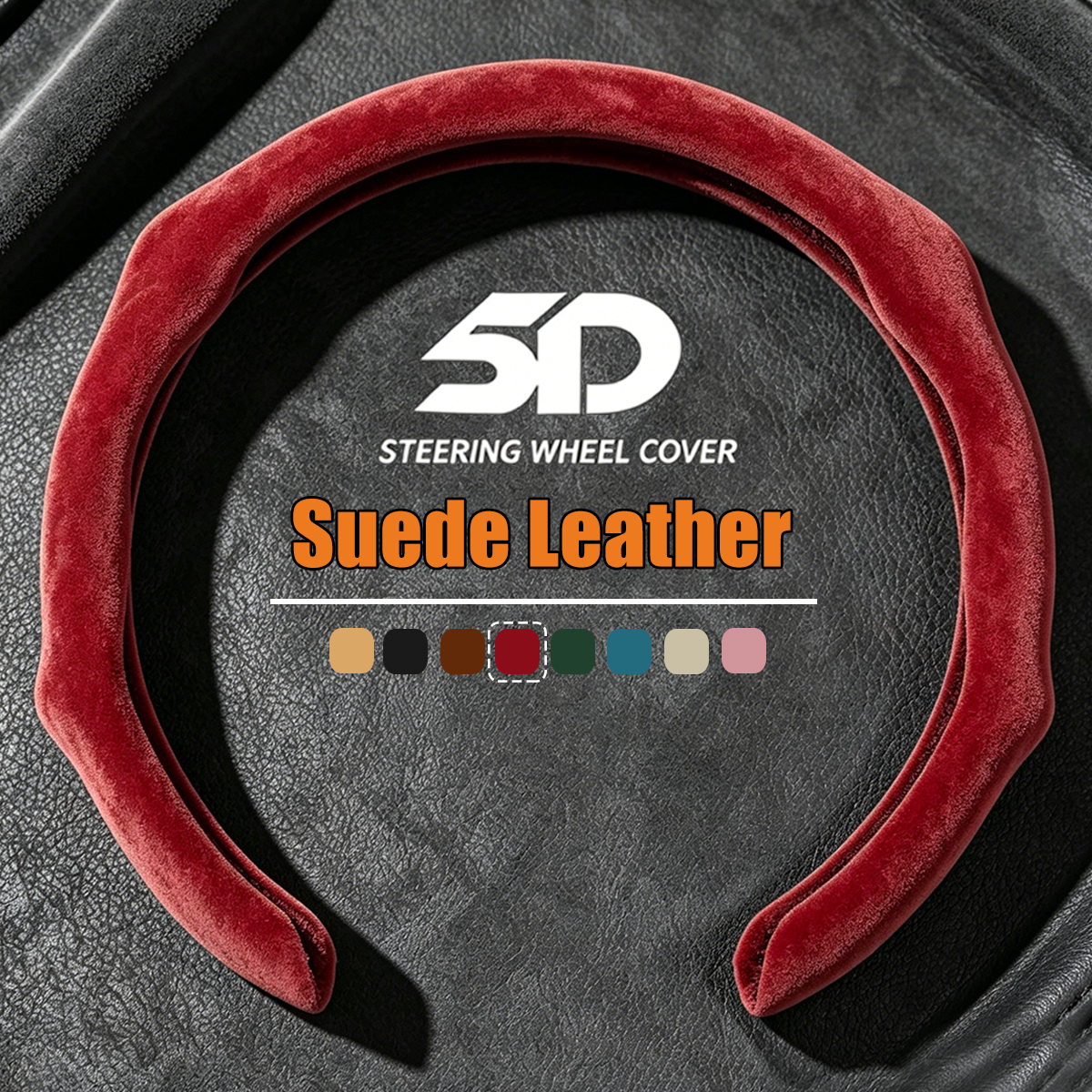 O/D Shaped Suede Steering Whee - огляд і ціна D.A.D Car Accessories