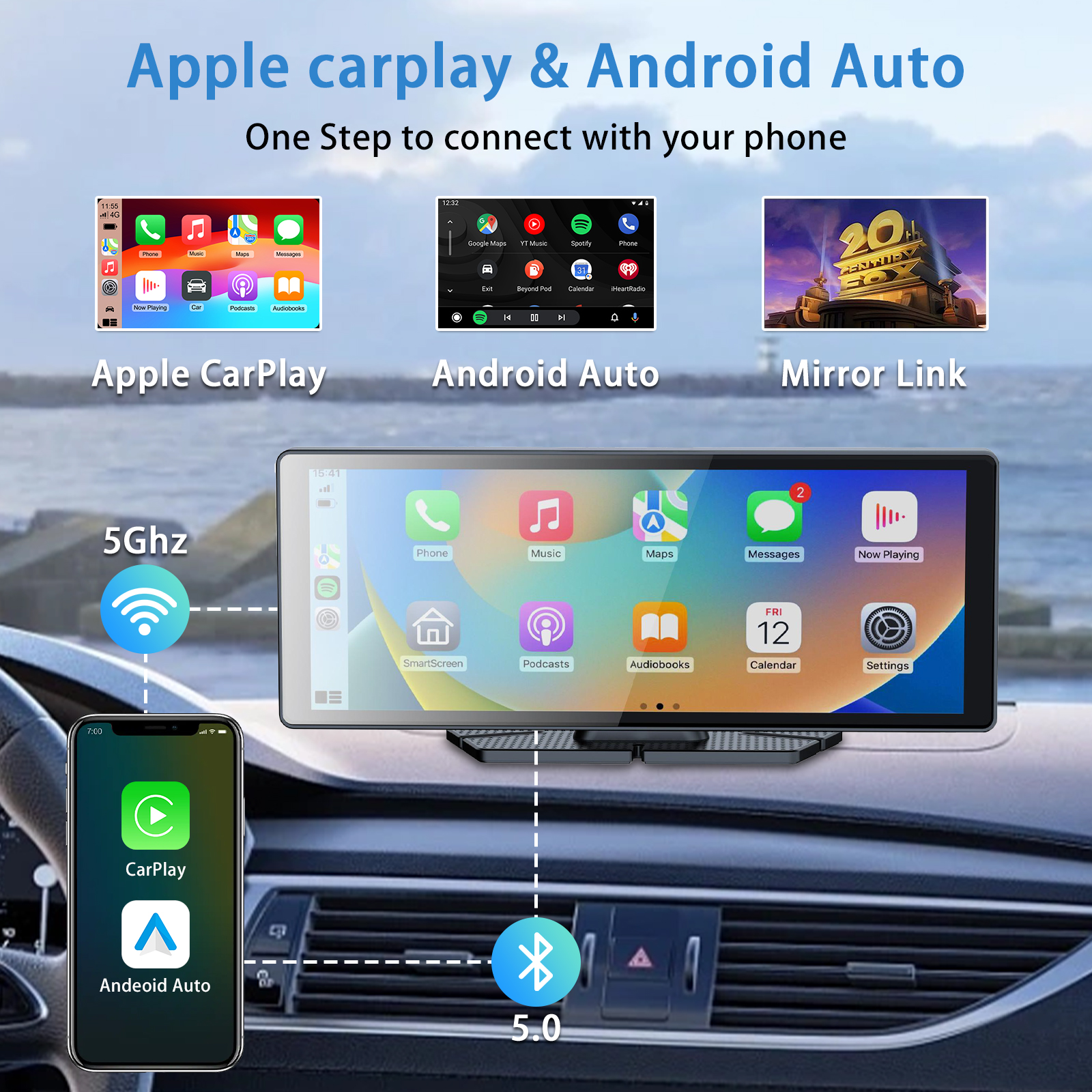 11.26 inch Android 14 Car DVR  - огляд і ціна Car Dash Cam