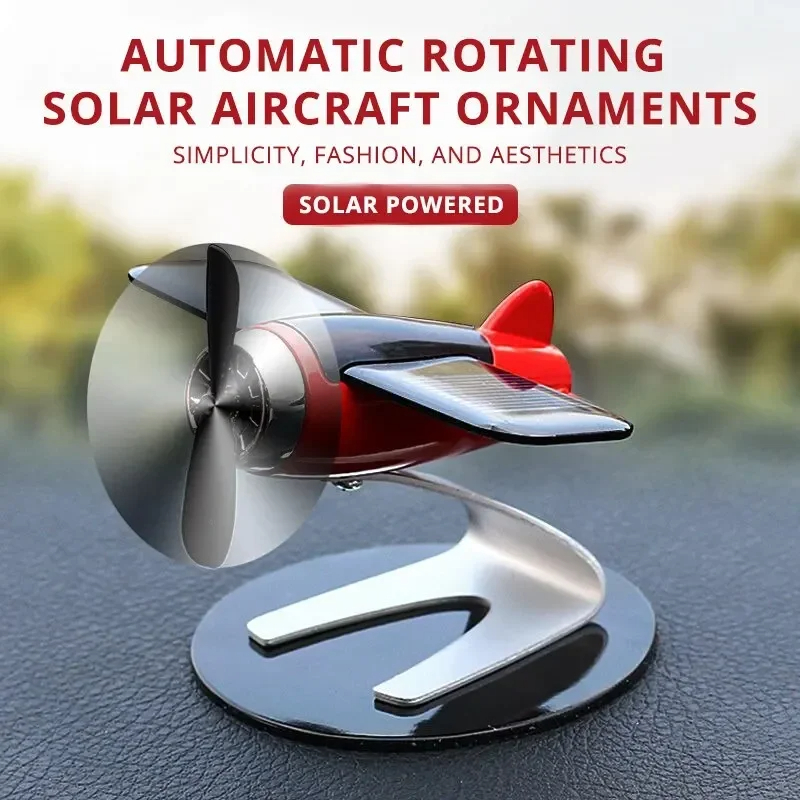 Solar Airplane Creative Men's  - огляд і ціна Car Accessories Girl