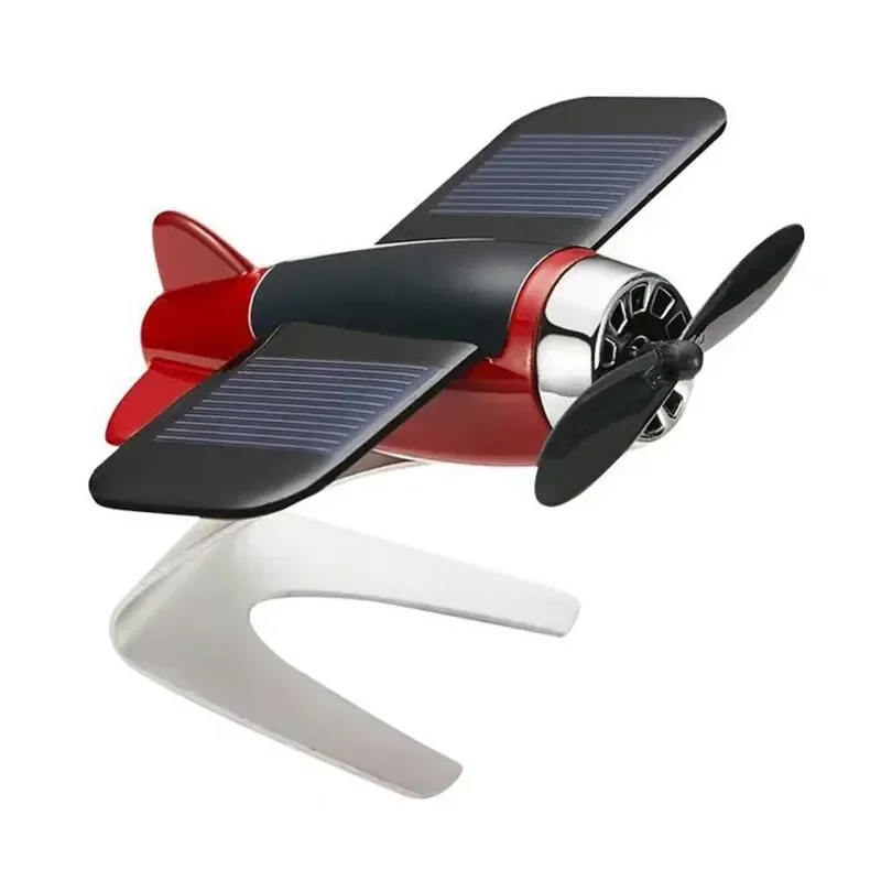 Solar Airplane Creative Men's  - огляд і ціна Car Accessories Girl