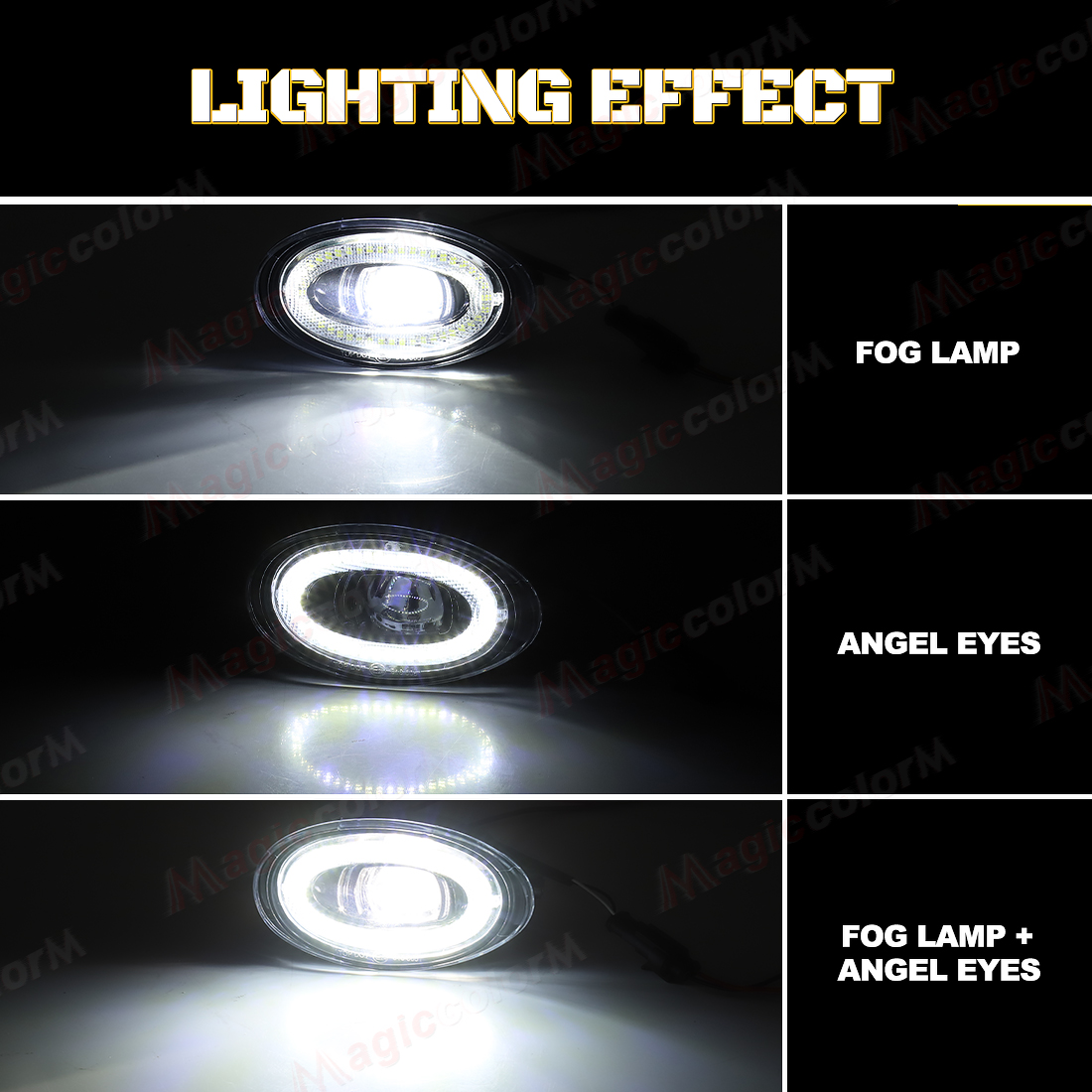 2PCS LED Fog Lamps For Honda A - огляд і ціна Car Accessories For Road Trip