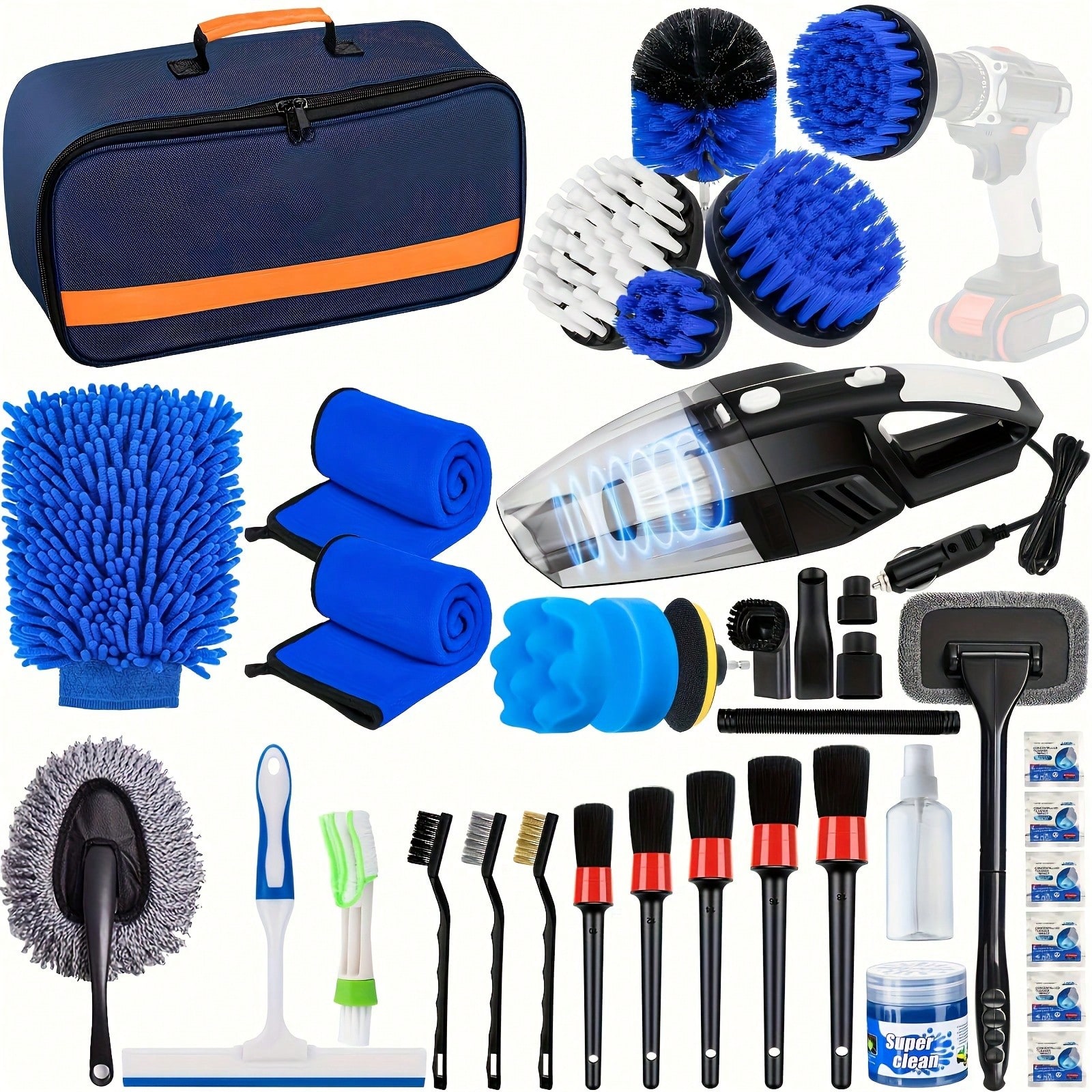 Car Detailing Brush Set, Car D - огляд і ціна Car Detailing Brush