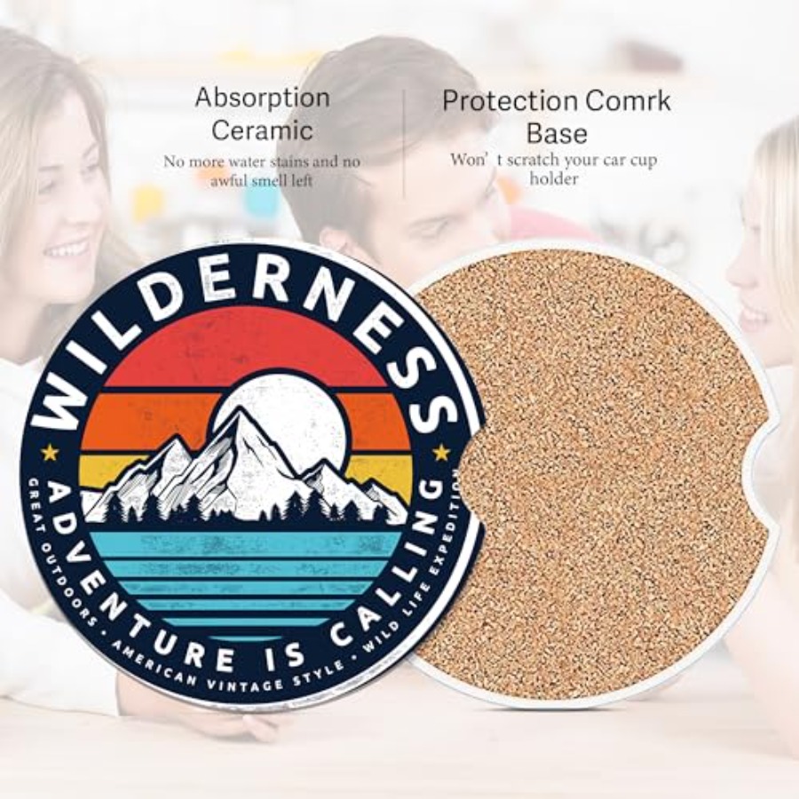 Wilderness Mountain Car Coaste - огляд і ціна Car Accessories Cork