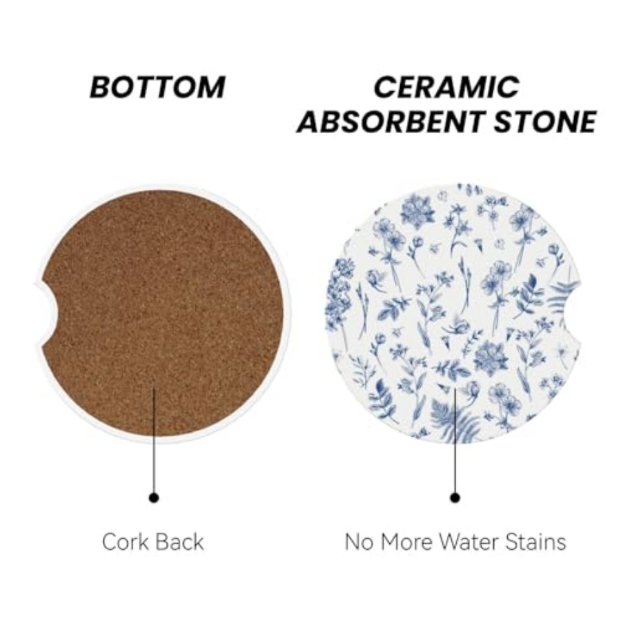 Car Coasters for Cup Holder Ab - огляд і ціна Car Accessories Cork