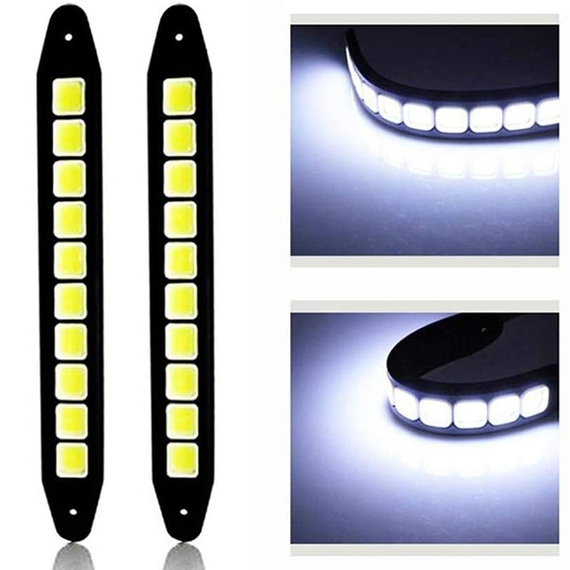1/2pcs DRL COB Car LED Daytime - огляд і ціна Car Accessories For Road Trip