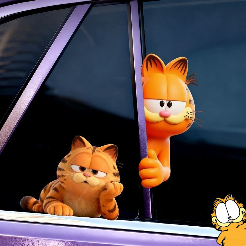 Garfield anime cartoon cute fu - огляд і ціна Car Accessories Quirky