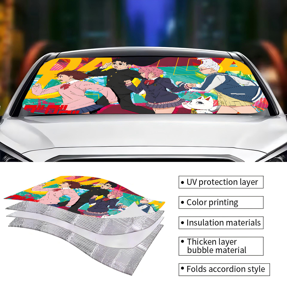 Anime D-dandadan Car Window Su - огляд і ціна D.A.D Car Accessories
