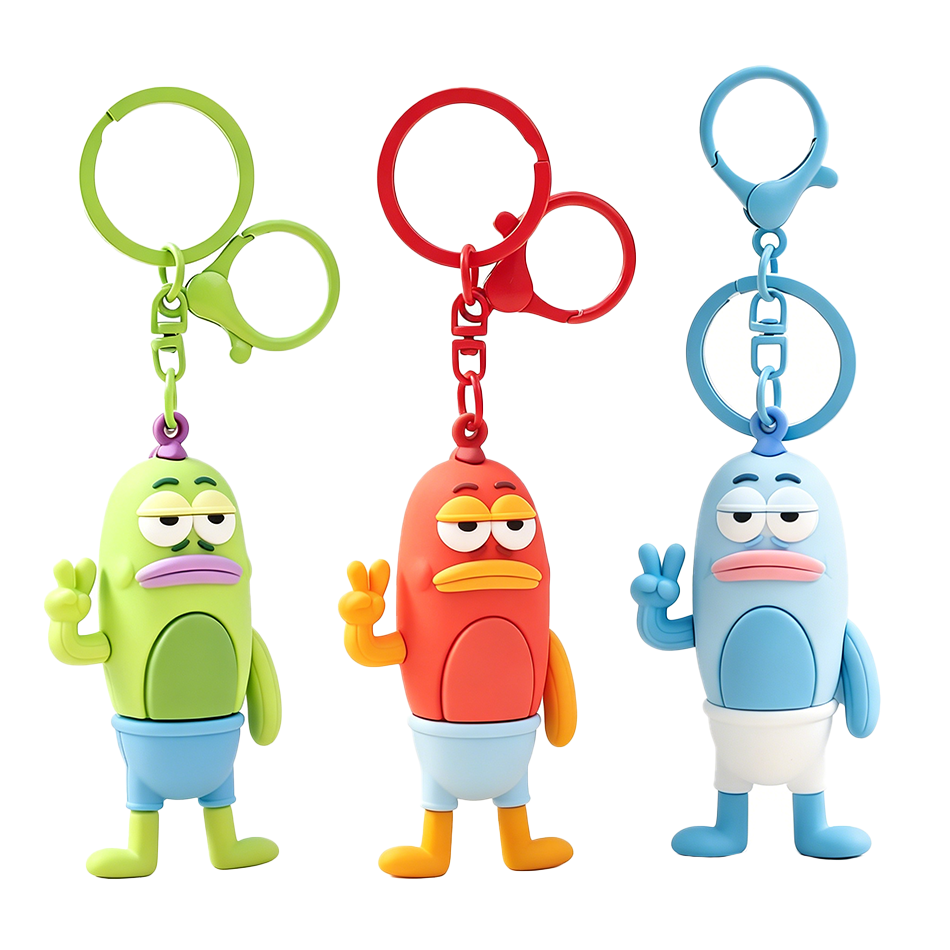 Creative Biqibao Ugly Fish Key - огляд і ціна Car Accessories Girl
