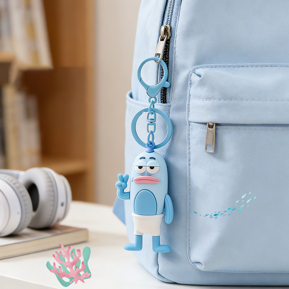 Creative Biqibao Ugly Fish Key - огляд і ціна Car Accessories Girl