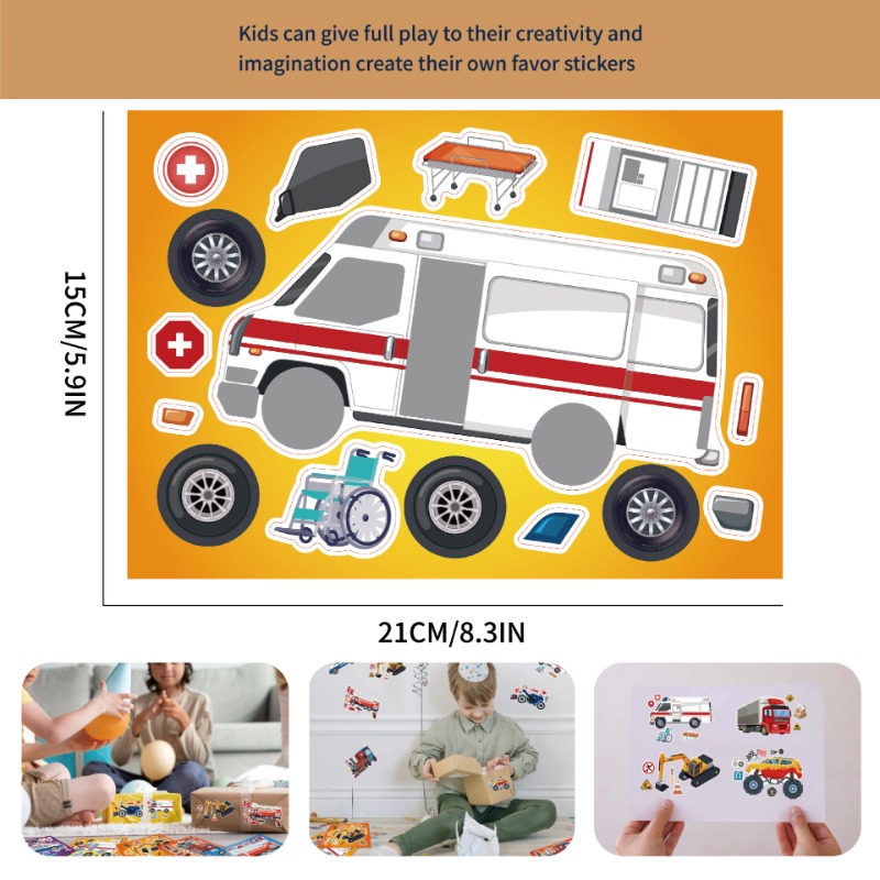 8Sheets Engineering Vehicle St - огляд і ціна Car Accessories Girl