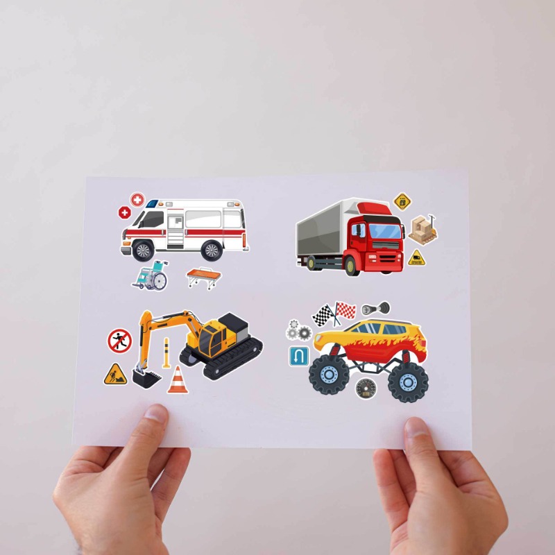 8Sheets Engineering Vehicle St - огляд і ціна Car Accessories Girl