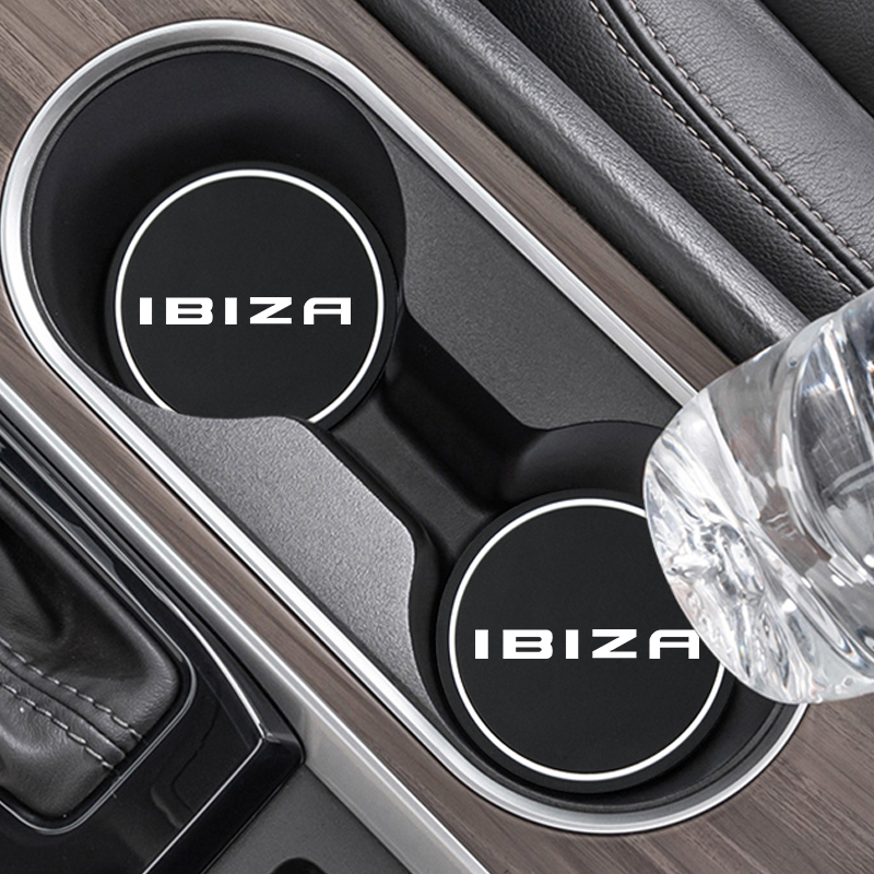 2Pcs Car Silica Gel Water Coas - огляд і ціна Car Accessories Logo