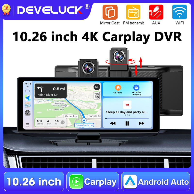 10.26 inch 4K Dash Cam 360° Ro - огляд і ціна Car Dash Cam