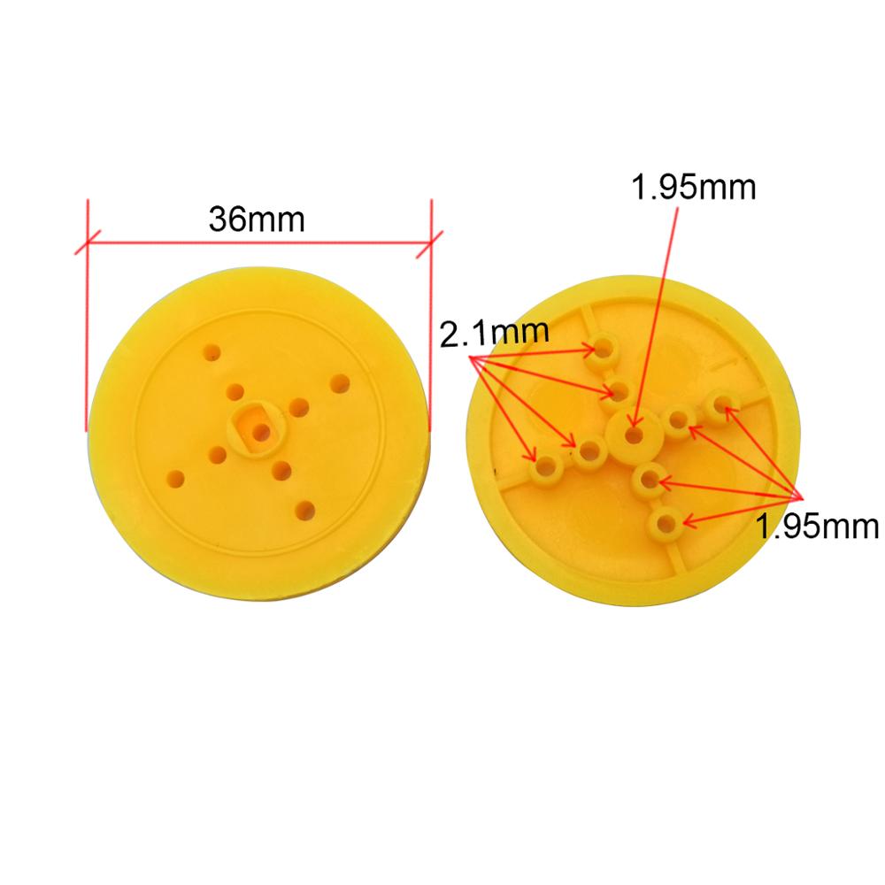 10 pcs 2mm Hole Orange plastic - огляд і ціна D.A.D Car Accessories