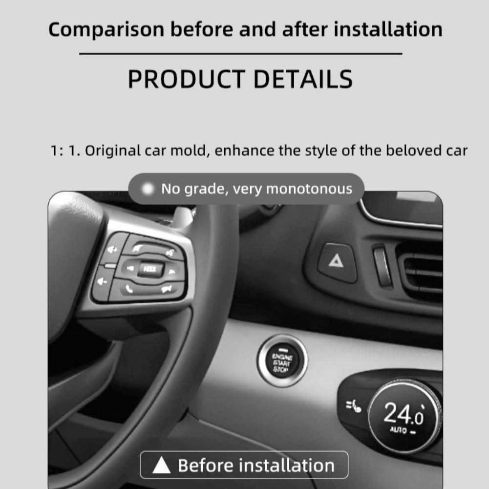 1PC Car One-Touch Start Button - огляд і ціна Car Accessories Quirky